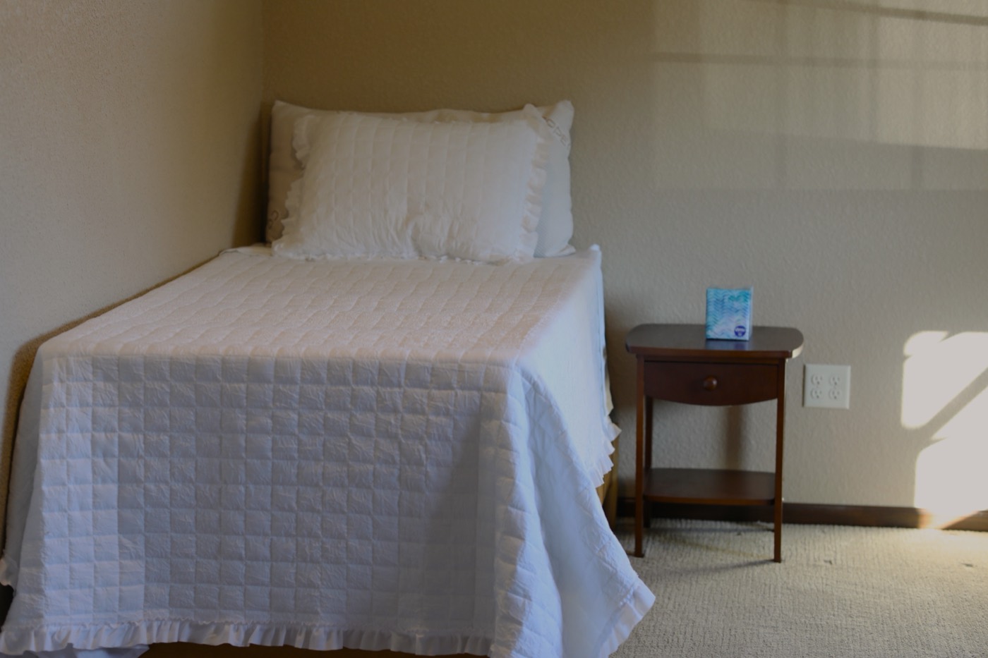 Resident bedroom at Mi Casa Care Homes Towanda House, a Home Plus elder care home near Towanda, KS