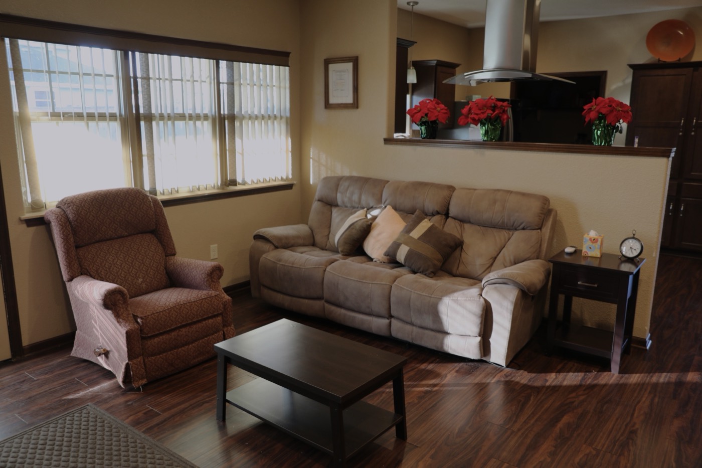 Common area at Mi Casa Care Homes Towanda House, a Home Plus senior care facility near Towanda, Kansas