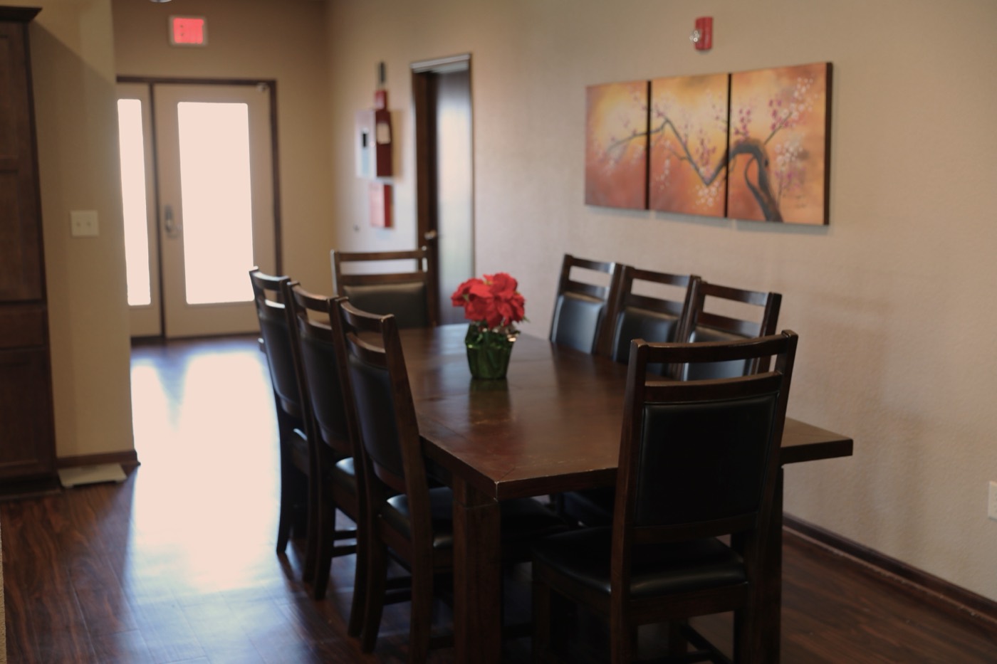 Dining room at Mi Casa Care Homes Towanda House where residents enjoy home-cooked meals together
